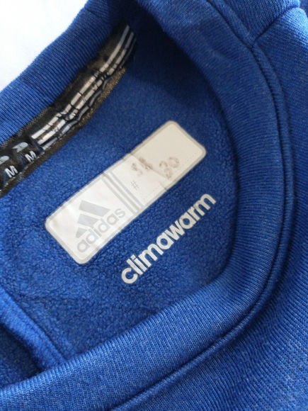 adidas | Men's Kansas Jayhawks Blue Climawarm Sweatshirt Fleece Lined | M - Picture 7 of 12